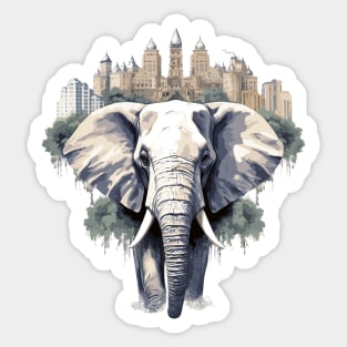 Majestic Elephant Animal Beauty Nature Wildlife Discovery Sticker